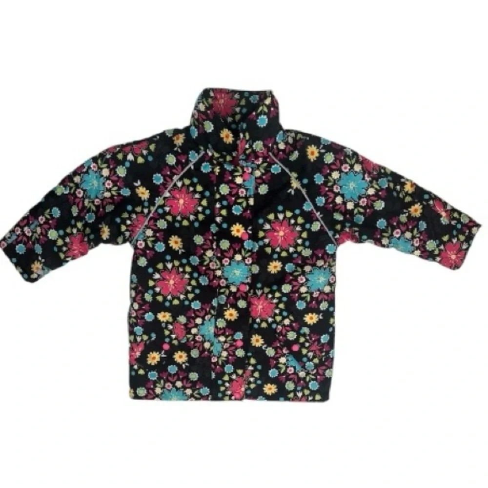 Hanna Andersson Ski Winter Floral Jacket Coat‎ Size 5 110cm snowboard